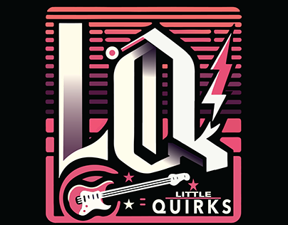 Little Quirks logo redesigned in different logos