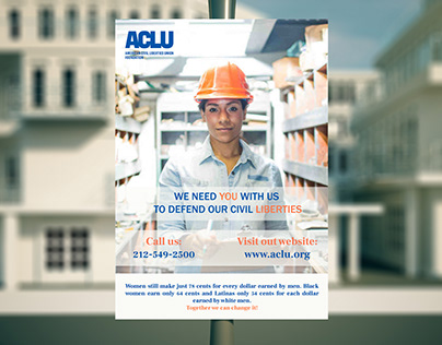 ACLU poster for social compain