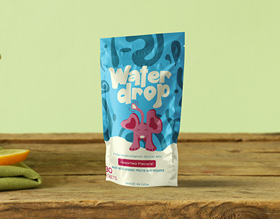 Water Drop ( flavored vitamin packs water for kids)