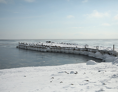 The icy pier