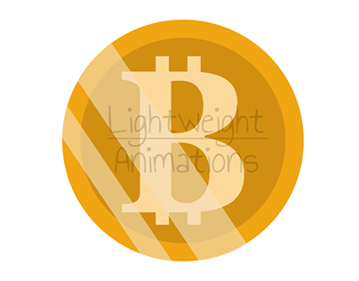 Bitcoin Lottie Animation