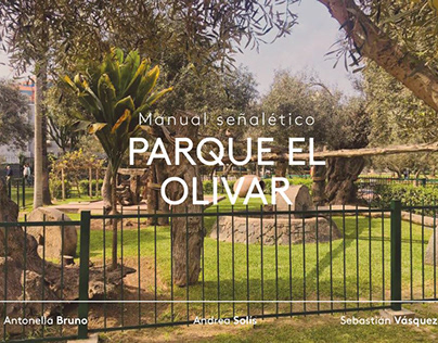 Manual señalético del parque "El Olivar"