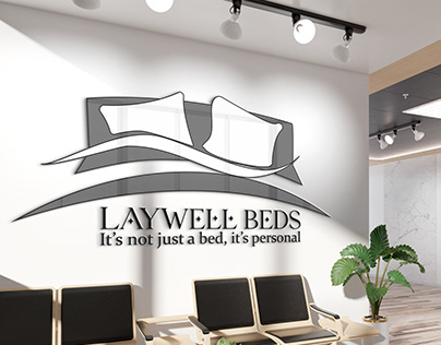 Logo Design for UK Mattress company Named LayWell Beds