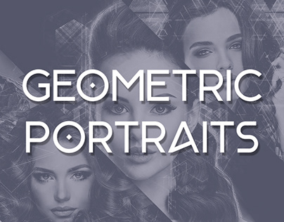 Geometric Portrait - Photo Retouching