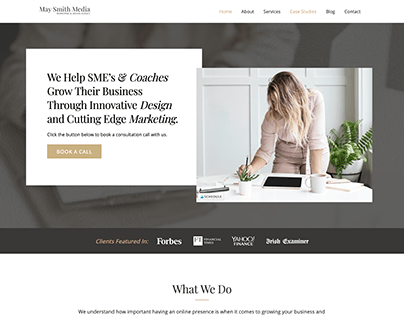 May Smith Media - Branding & Website