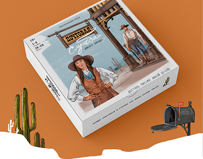Board Game - Wild West Postal Service