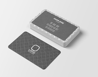 Business Card Design with Cool pattern design !