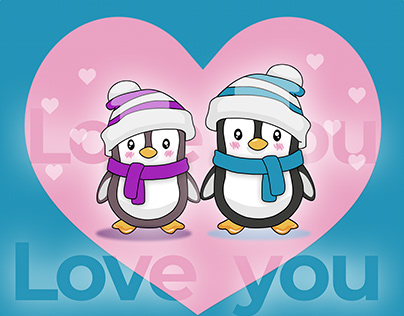 Pinguins Love