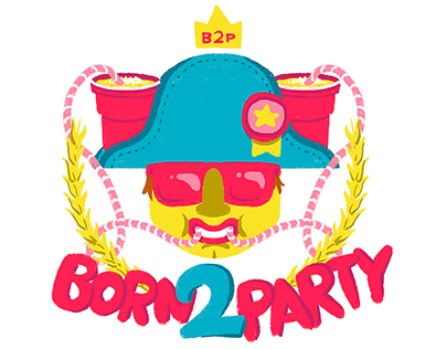 banda Born2Party - Logo