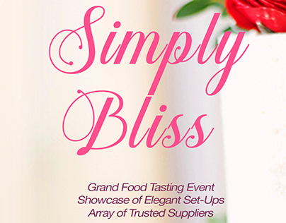Bliss tasting event posters