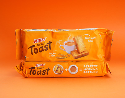 Miraj Toast Packaging Design & Branding