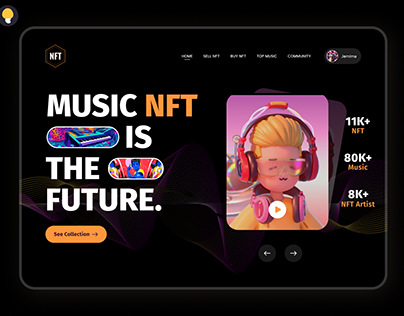 Next-gen UI/UX for the future: The Music NFT