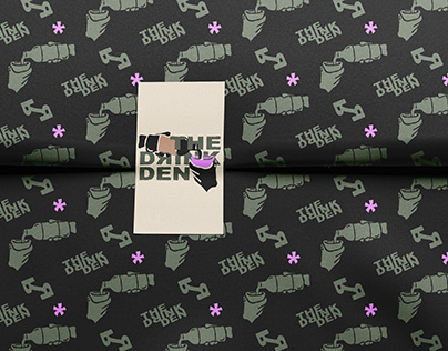 Project thumbnail - THE DRINK DEN brand identity
