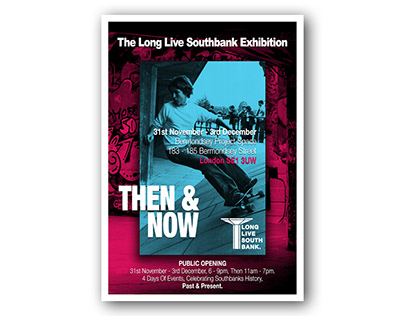 Long Live South Bank - Then & Now - Poster