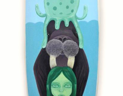 WAVESCAPE | Custom Illustrated Surfboard
