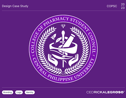 College Of Pharmacy Student Council Seal Design