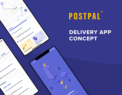Delivery app concept