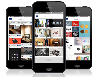 FUBIZ iphone App Redesign - designed by Marc Tsui
