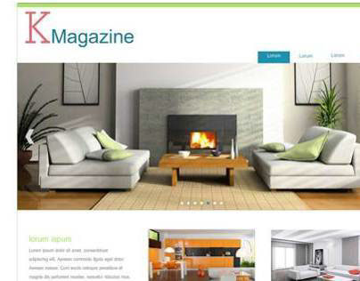 K magazine concept site