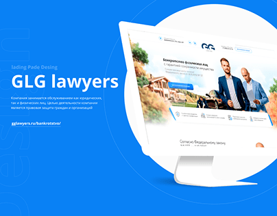 Landing page Desing GLG Lawyers