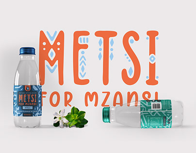 Metsi for Mzansi Brand & Label Design