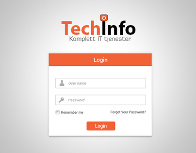 Tech info - Admin pannel