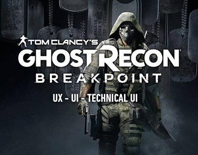 Ghost Recon Breakpoint Technical UI Design