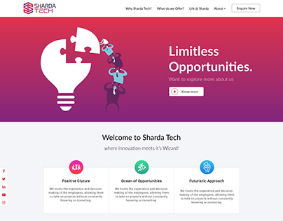 Sharda Tech Web Portal