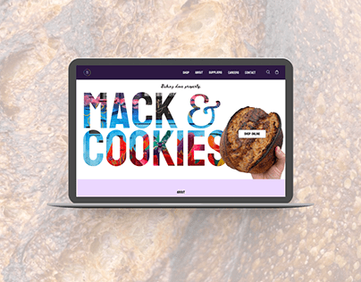Project thumbnail - M&CK Bakery website design