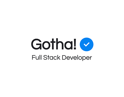 Gotha! Full Stack Developer