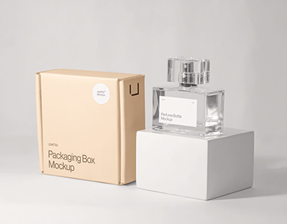 Perfume Bottle Mockup (PSD)