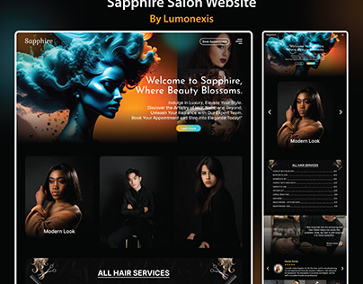 Sapphire Salon Website