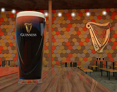 GUINNESS pint product render