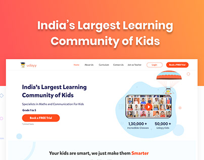 Kids Learning Website