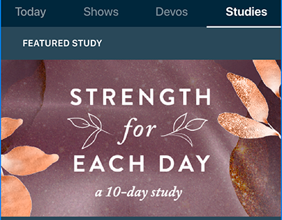 Bible Study In-App Experience