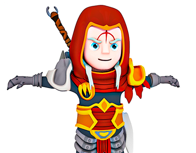 Darksiders Low Poly Character