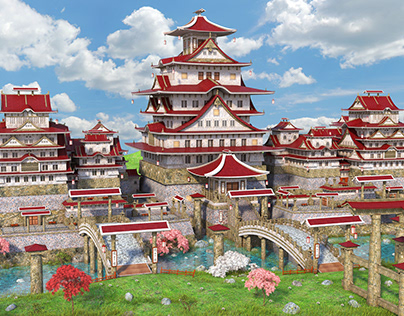 Fantasy Japanese Castle
