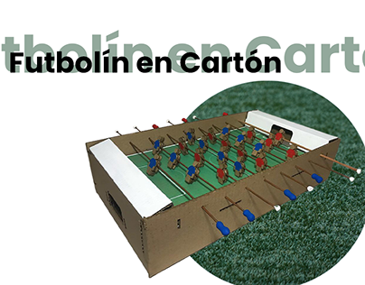 Project thumbnail - Diseño de Futbolín en Cartón. Cardboard Foosball Design