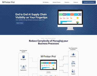 Wordpress website for Supply Chain Management