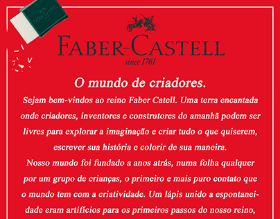 Faber Castell - O mundo de criadores.