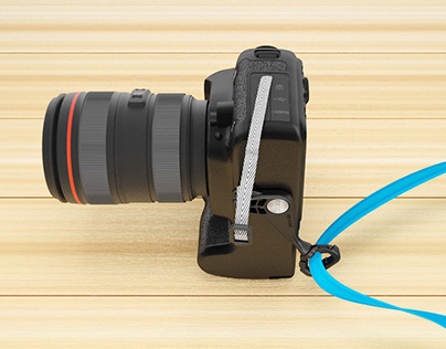 Camera strap 3D animation for Pacsafe