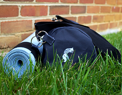 The Little Blue Fox Yoga Mat and Bag Carrying System