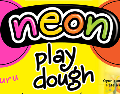 Play Dough Neon Colors
