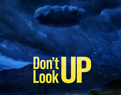 Crossover movie poster, Don't look up X Nope