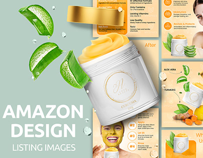 Amazon Listing Images Design | Skincare Turmeric Cream