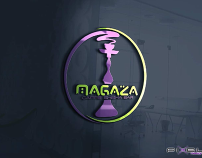 Magaza shisha bar branding design