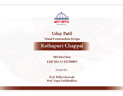visual communiction design ...kolhapuri chappl project.