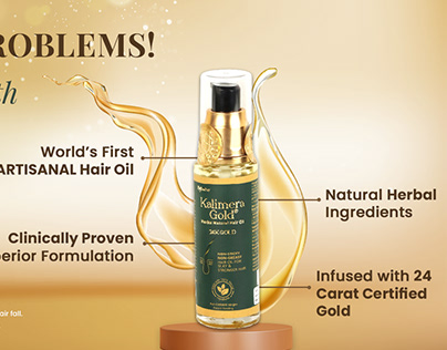 Herbal Hair Oil for Dry and Frizzy Hair