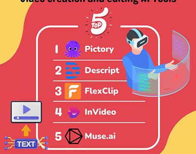 Top 5 Video creation and editing AI Tools