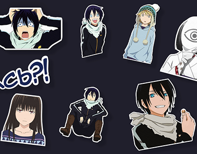 Noragami Anime Sticker Pack